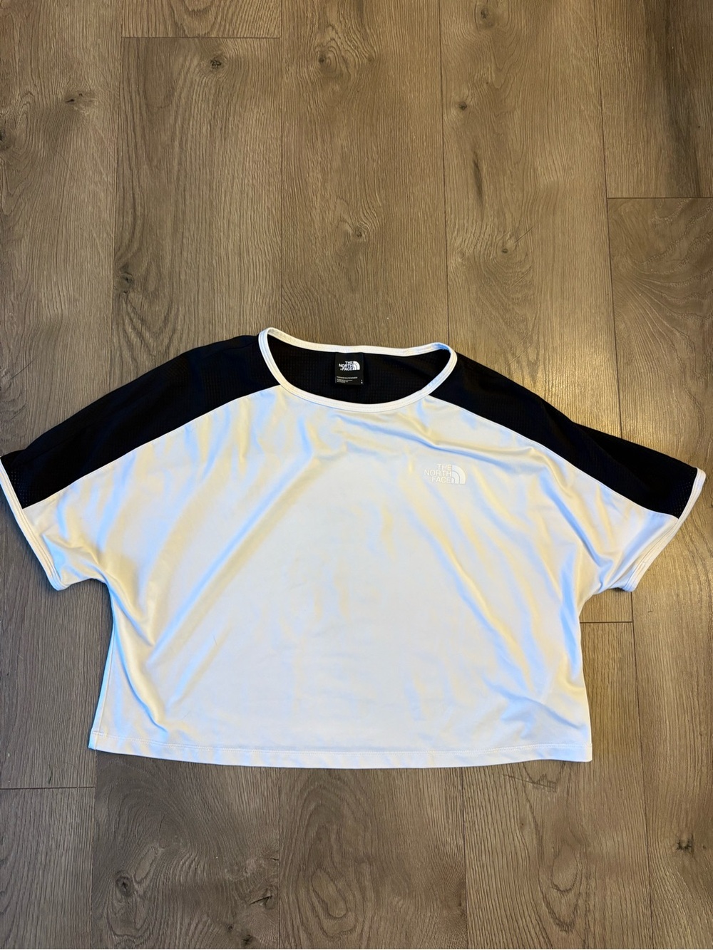 The North Face Women’s White & Black Cropped Performance Tee